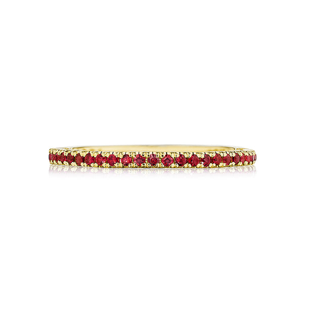 Tacori Sculpted Crescent Ruby Ring
