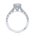 Tacori Classic Crescent Halfway Diamond Ring