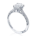 Tacori Classic Crescent Halfway Diamond Ring