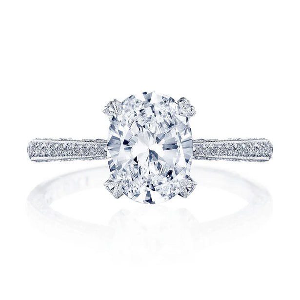 Tacori Classic Crescent Halfway Diamond Ring