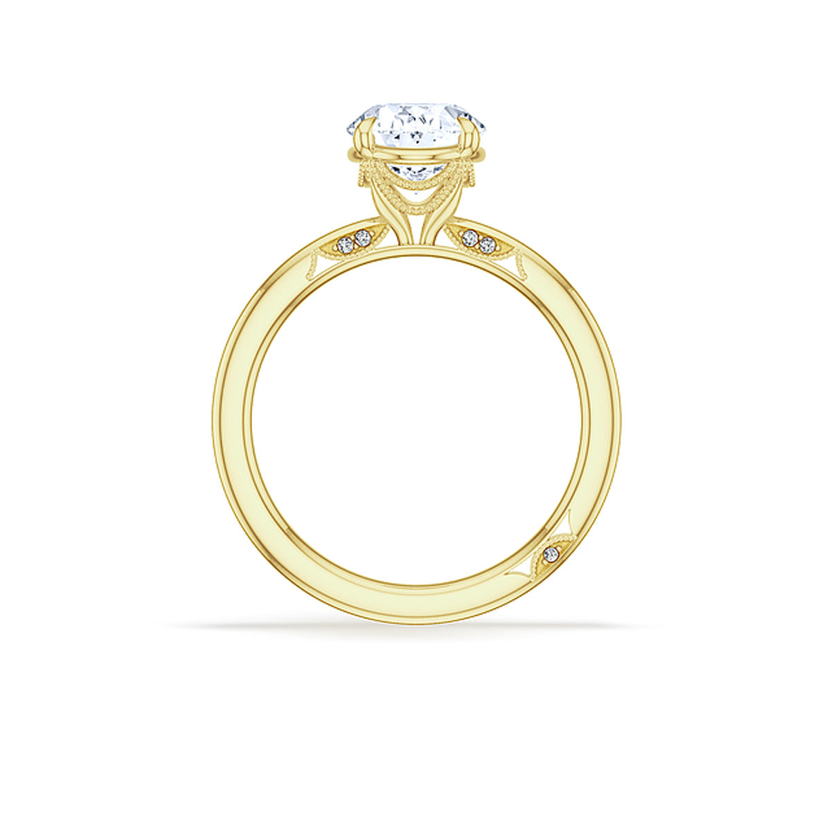 Tacori Oval Solitaire Engagement Ring