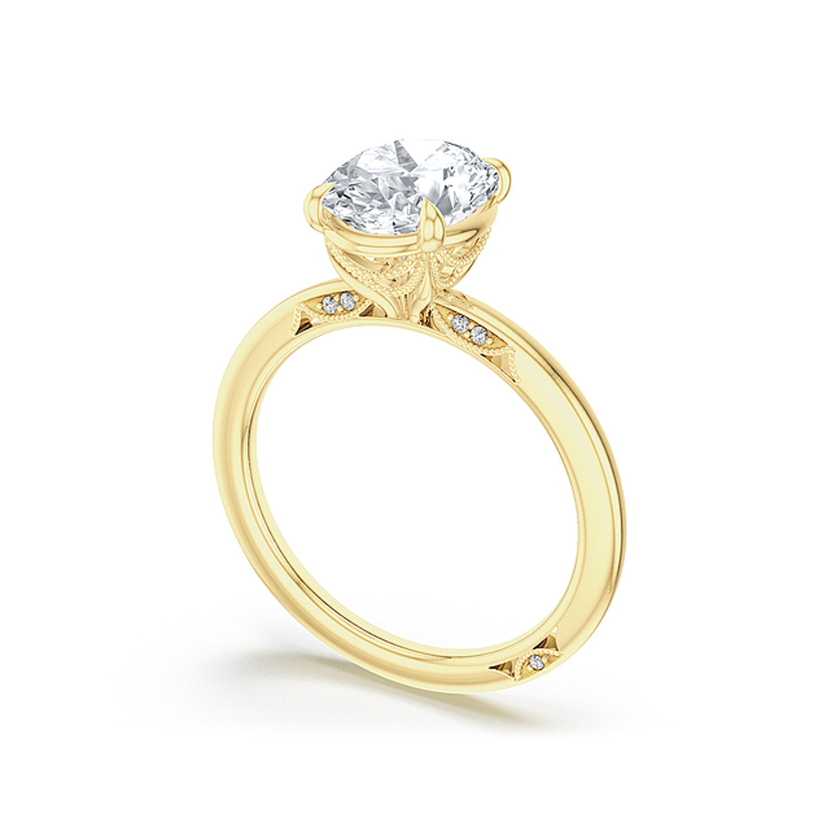 Tacori Oval Solitaire Engagement Ring