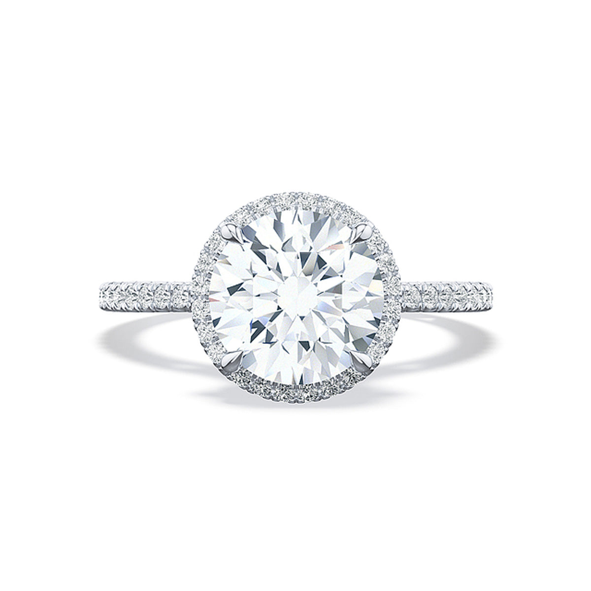Tacori Round Diamond Engagement Ring