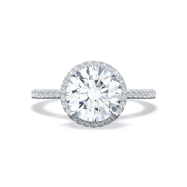 Tacori Round Diamond Engagement Ring