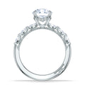 Tacori Sculpted Crescent Round Solitaire Engagement Ring