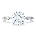 Tacori Sculpted Crescent Round Solitaire Engagement Ring