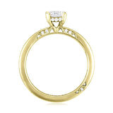 Tacori Emerald Solitaire Engagement Ring