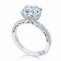 Tacori Dantela Round Solitaire Engagement Ring