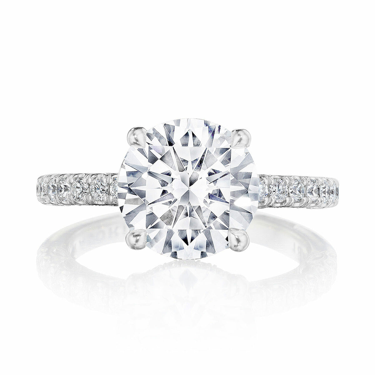 Tacori Dantela Round Solitaire Engagement Ring