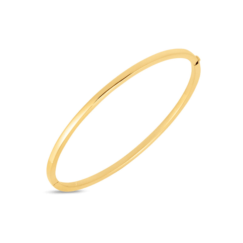 Roberto Coin Designer Gold Oval Bangle