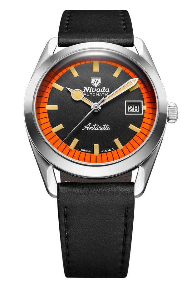 Nivada Grenchen Super Antarctic Black And Orange 38mm 32056A17