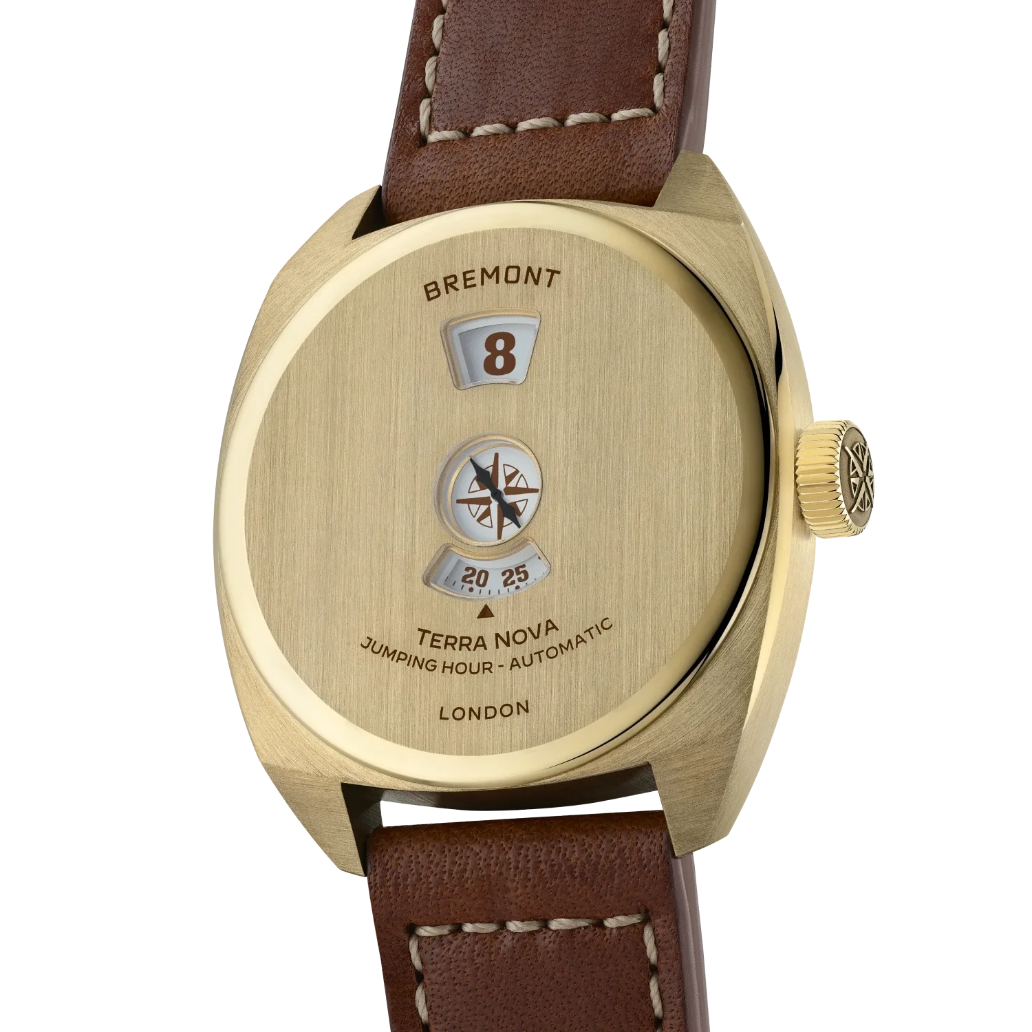 Bremont Terra Nova Jumping Hour Bronze 38mm Limited Edition TN38-JH-BZ-CC-L-S