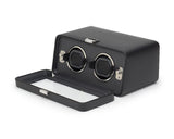 Wolf Windsor Double Watch Winder with Cover