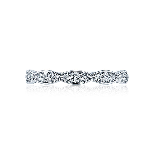 Tacori Sculpted Crescent Marquise Shape Wedding Band