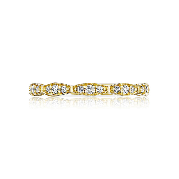 Tacori Sculpted Crescent Maquise Shape Eternity Band