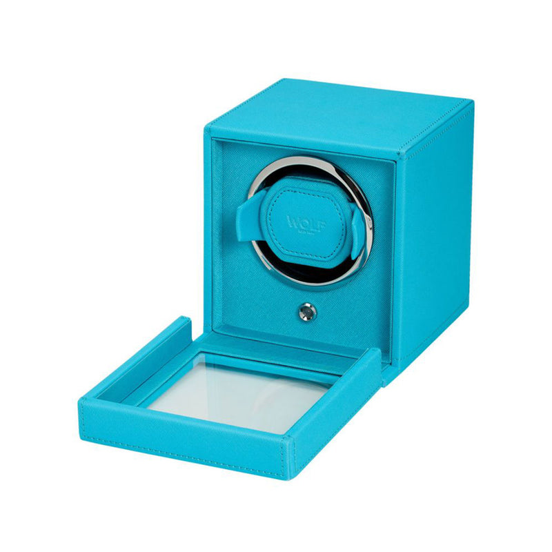 Wolf Cub Single Watch Winder with Cover