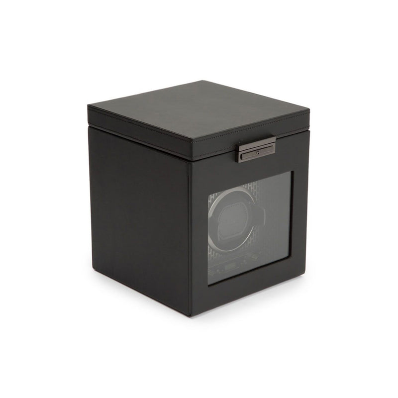 Wolf Axis Single Watch Winder with Storage