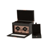 Wolf Axis Double Watch Winder with Storage