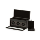 Wolf Axis Triple Watch Winder with Storage