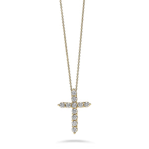 Love Earth Cross Classic Collection Diamond Necklace