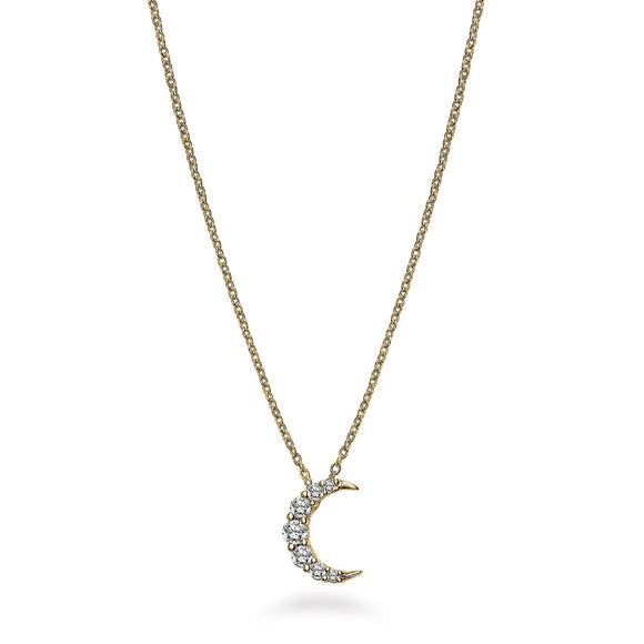 Love Earth Small Moon Iconix Collection Necklace