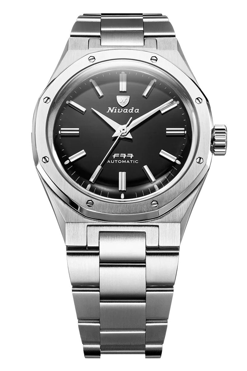 Nivada Grenchen F77 SST Onyx Dial MK2 38mm 68035A77