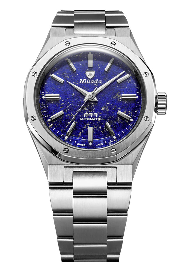 Nivada Grenchen F77 SST Lapis Lazuli MK2 38mm 68048A77