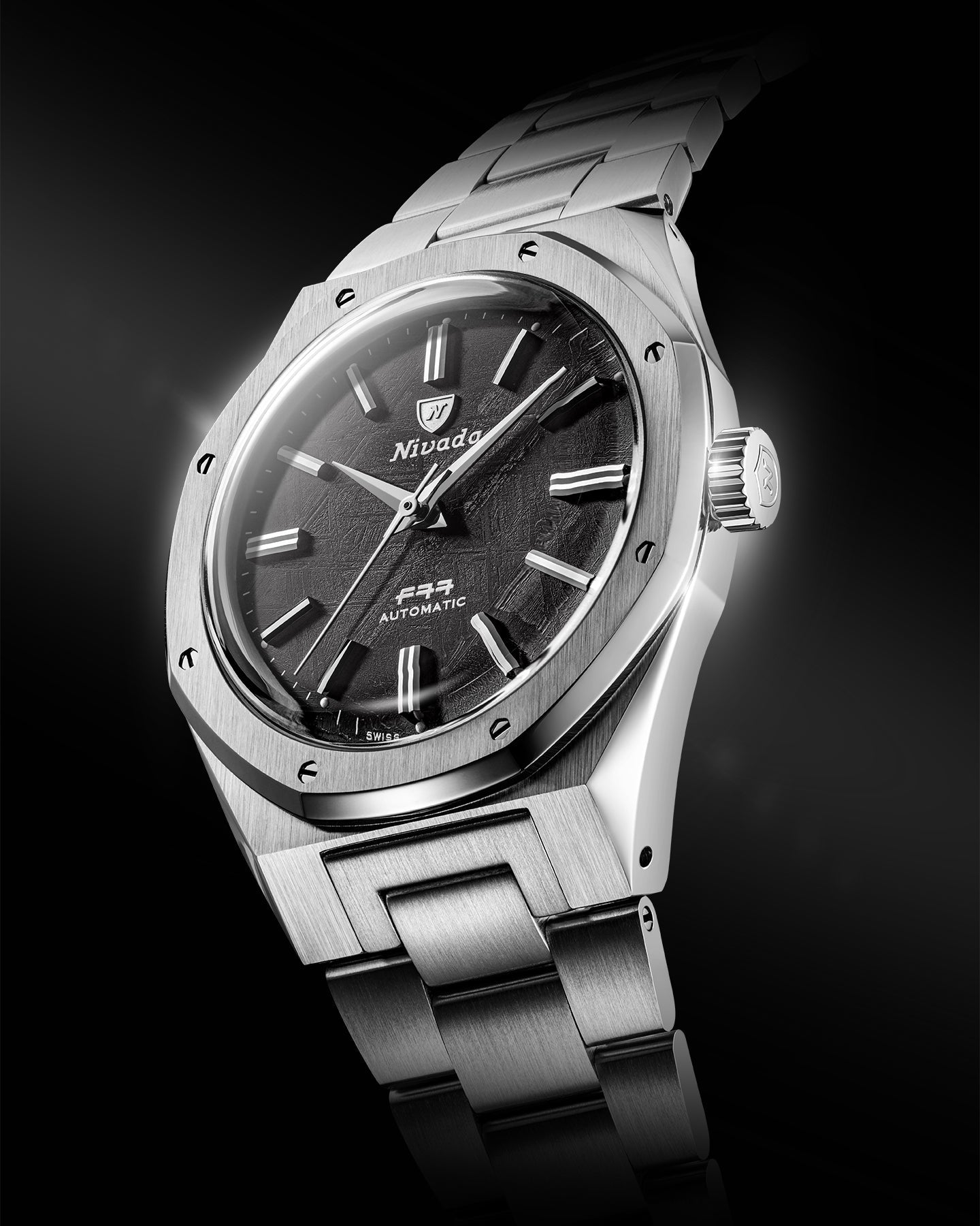 Nivada Grenchen F77 SST Meteorite MK2 38mm 68049A77