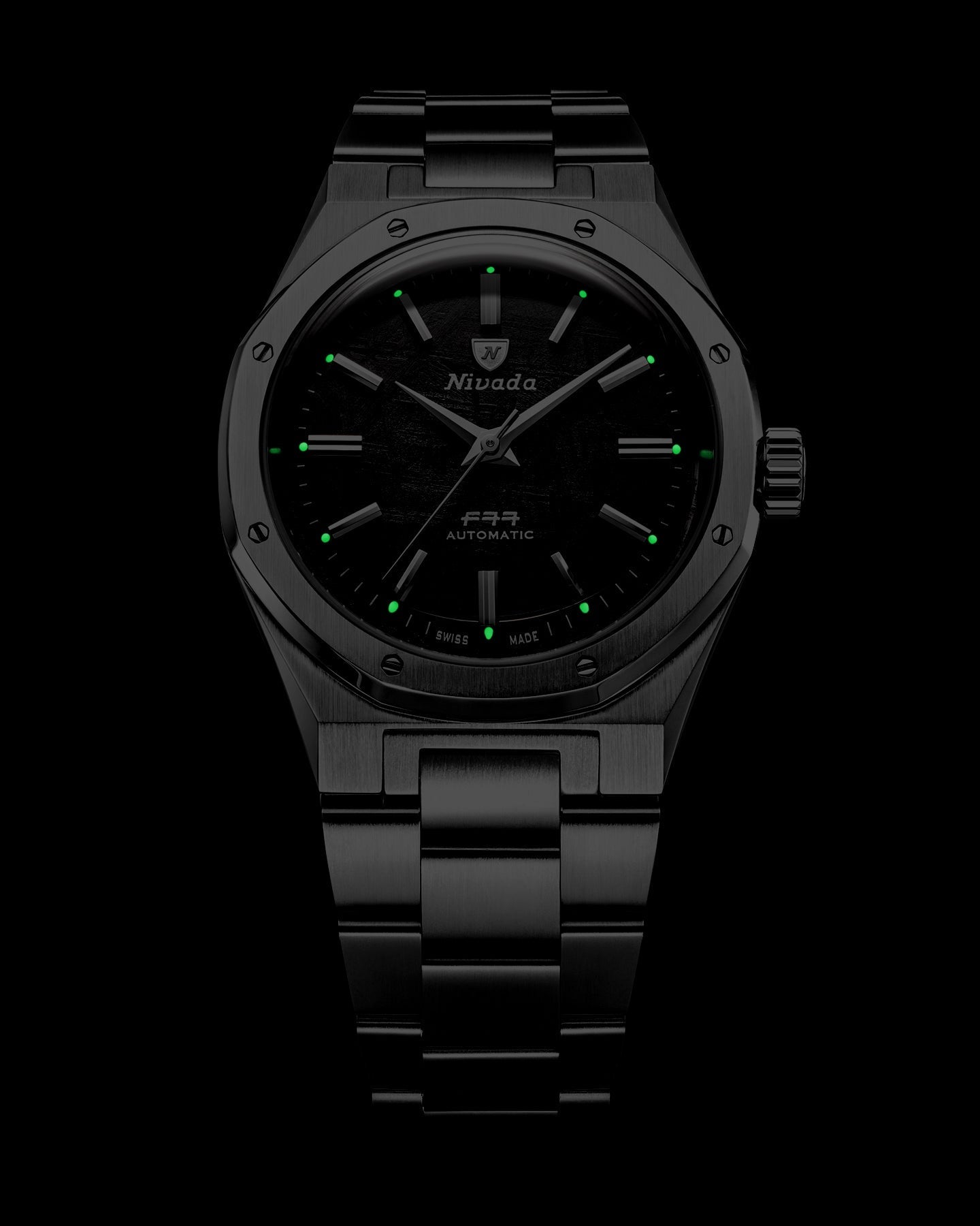Nivada Grenchen F77 SST Meteorite MK2 38mm 68049A77