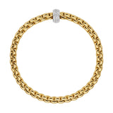 FOPE Eka Flex'it Bracelet with Diamond Pave'