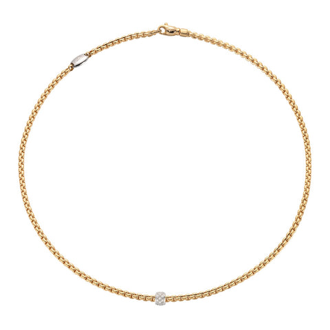 FOPE Eka Necklace With Diamond Pave'