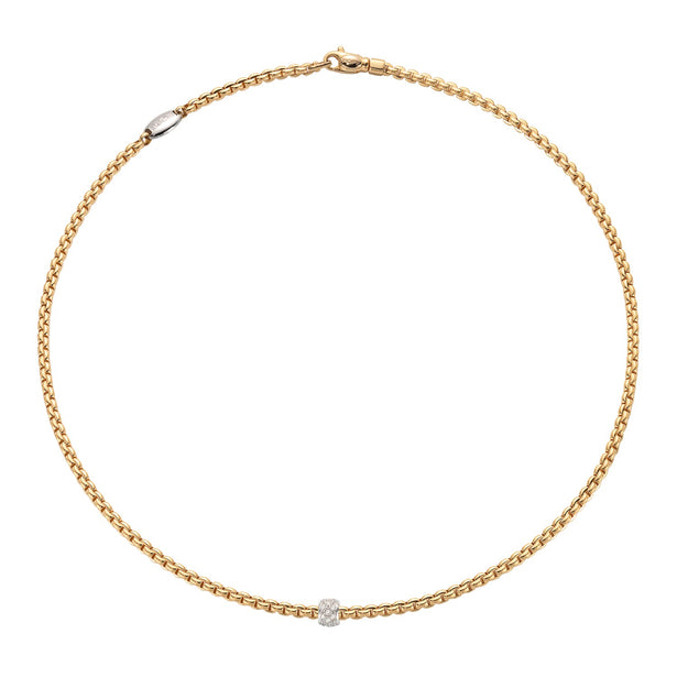 FOPE Eka Necklace With Diamond Pave'