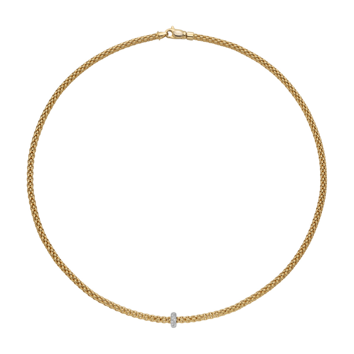 FOPE Prima Diamond Rondel Necklace
