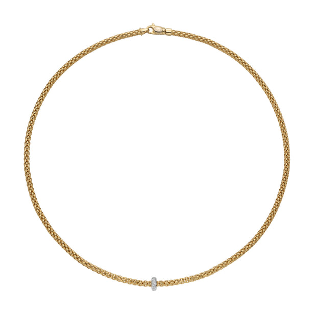 FOPE Prima Diamond Rondel Necklace