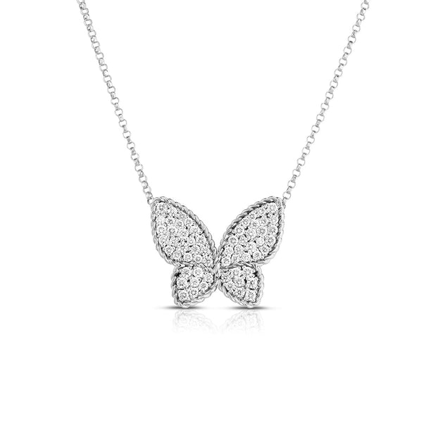 Roberto Coin Princess Diamond Large Butterfly Pendant