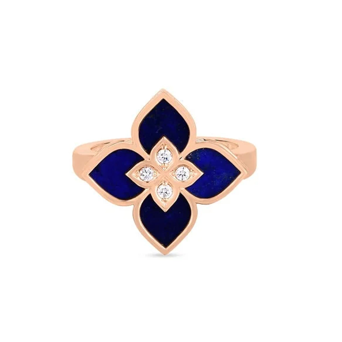 Roberto Coin Venetian Princess Lapis & Diamond Ring
