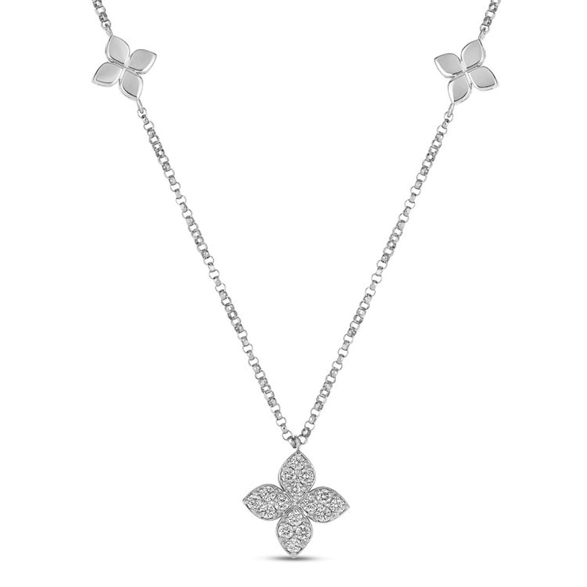 Roberto Coin Love By The Inch Diamond Necklace