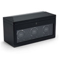 Wolf British Racing Triple Watch Winder with Storage