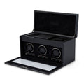 Wolf British Racing Triple Watch Winder with Storage