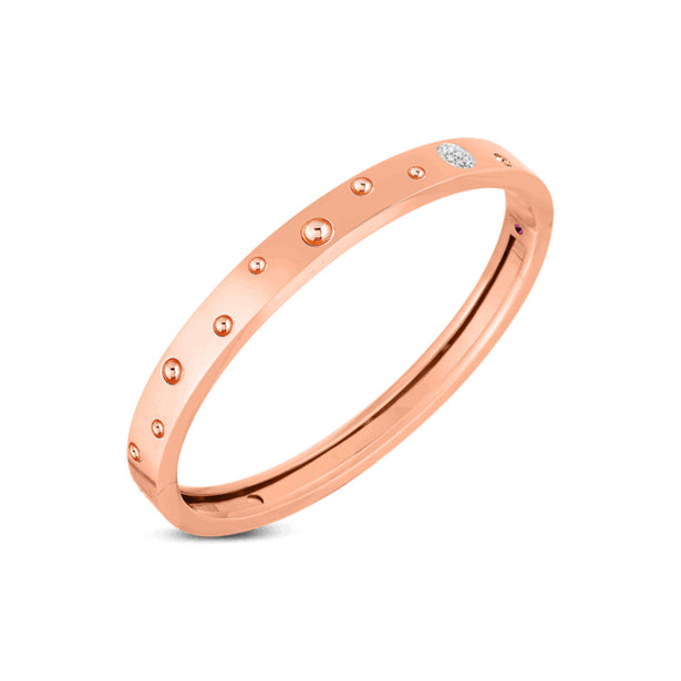 Roberto Coin Pois Moi Luna Diamond Accent Bangle