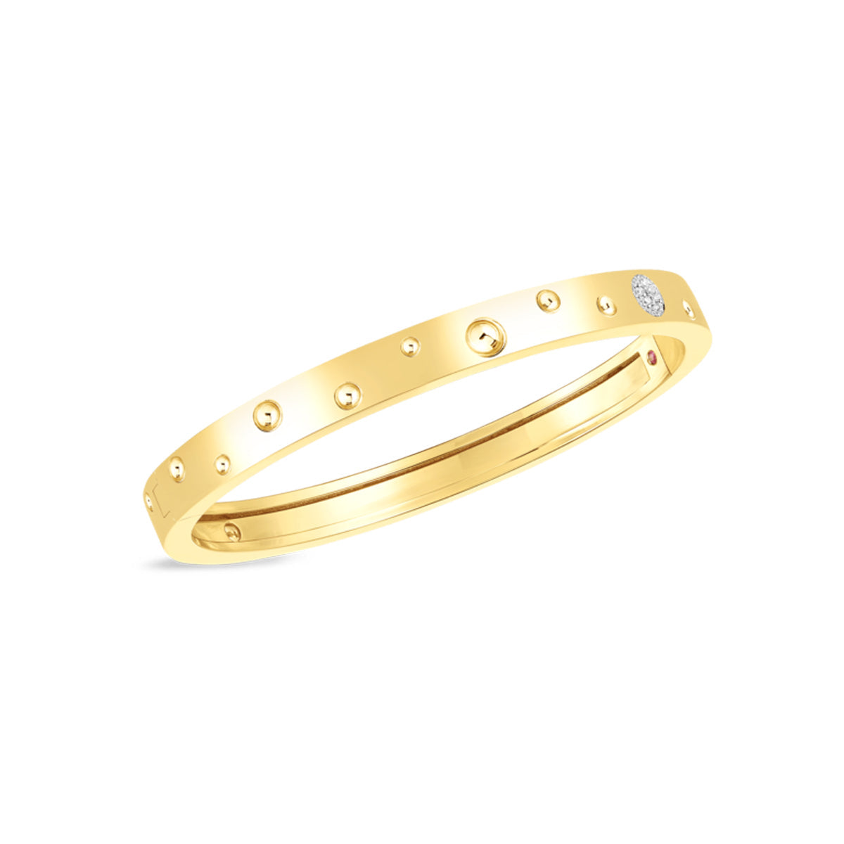 Roberto Coin Pois Moi Luna Diamond Accent Bangle
