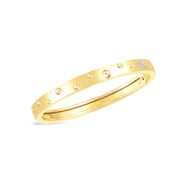 Roberto Coin Pois Moi Luna Diamond Accent Bangle