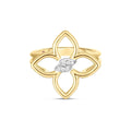 Roberto Coin Cialoma Diamond Flower Ring
