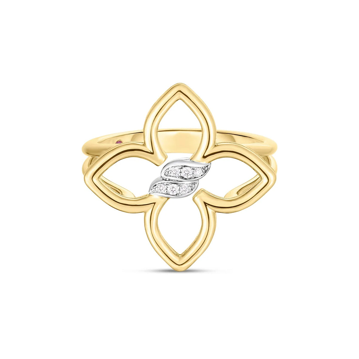 Roberto Coin Cialoma Diamond Flower Ring