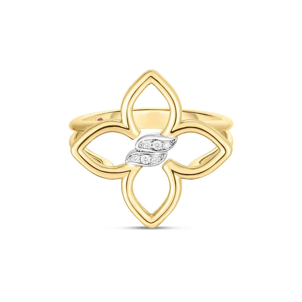 Roberto Coin Cialoma Diamond Flower Ring