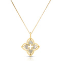 Roberto Coin Venetian Princess Pirouette Flower Necklace