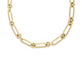 Roberto Coin Designer Gold Alternating Link Chain Necklace