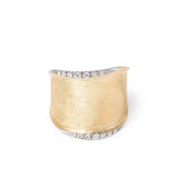 Marco Bicego Lunaria Diamond Bang Ring Large