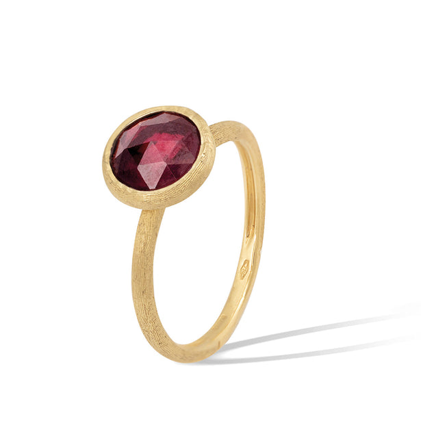 Marco Bicego Jaipur Color Garnet Stackable Ring