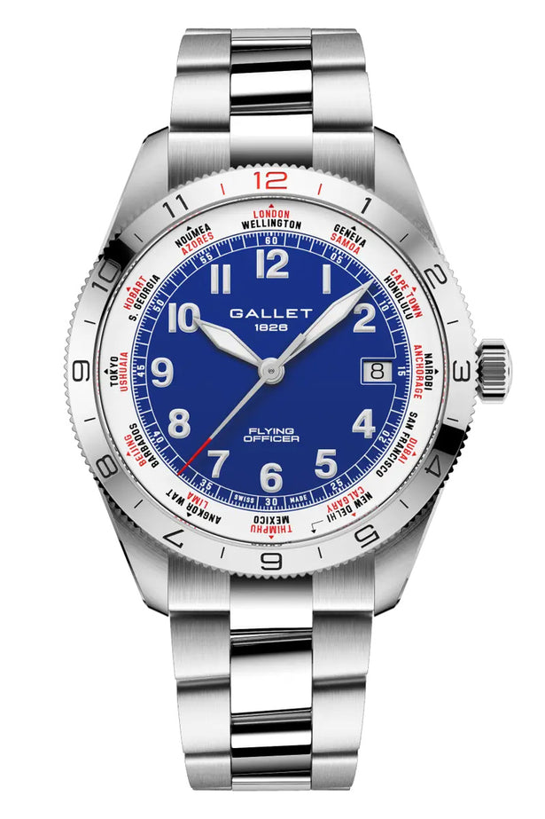 Gallet Flying Officer Automatic Date 40mm AG1701131C1A1